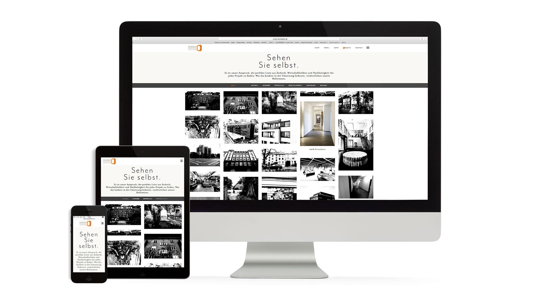 Responsive Webdesign für Onnen Architekten Hamburg Responsive Webdesign für Onnen Architekten Hamburg